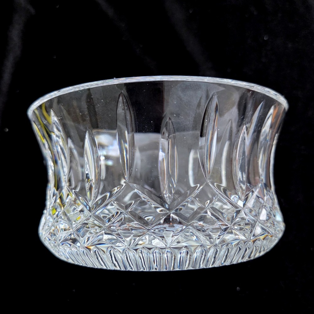 VTG‎ Tyrone Irish Lead Crystal Bottle Coaster Bowl Starburst Round Candy Dish